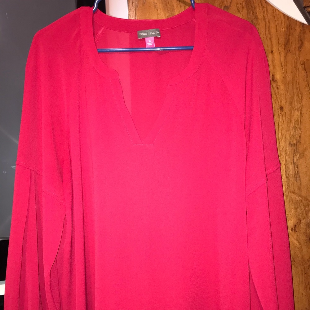 Red blouse